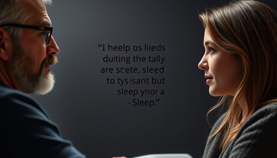 Close-up of speakers discussing how to cure insomnia without pills.