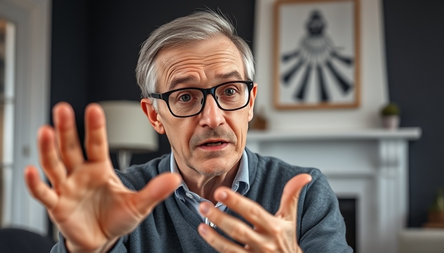 Concerned man discusses what's killing your gut.