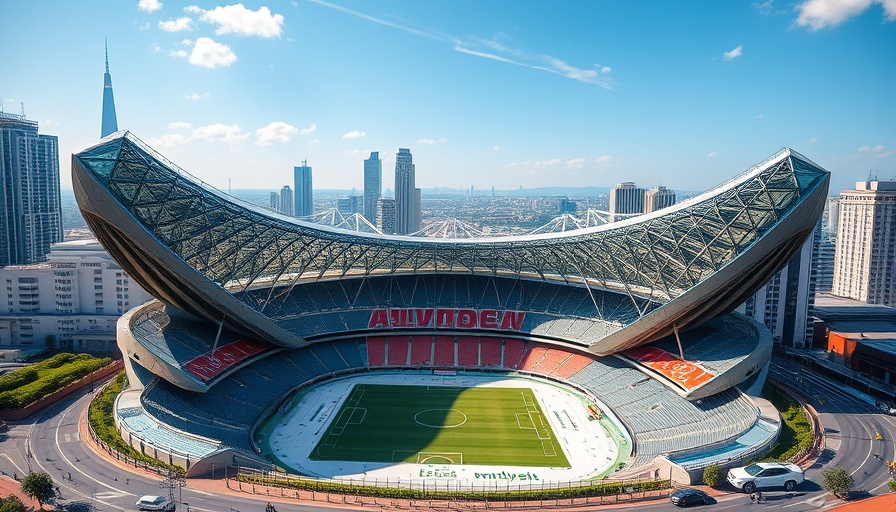 The world's most sustainable sports stadium with modern architecture.