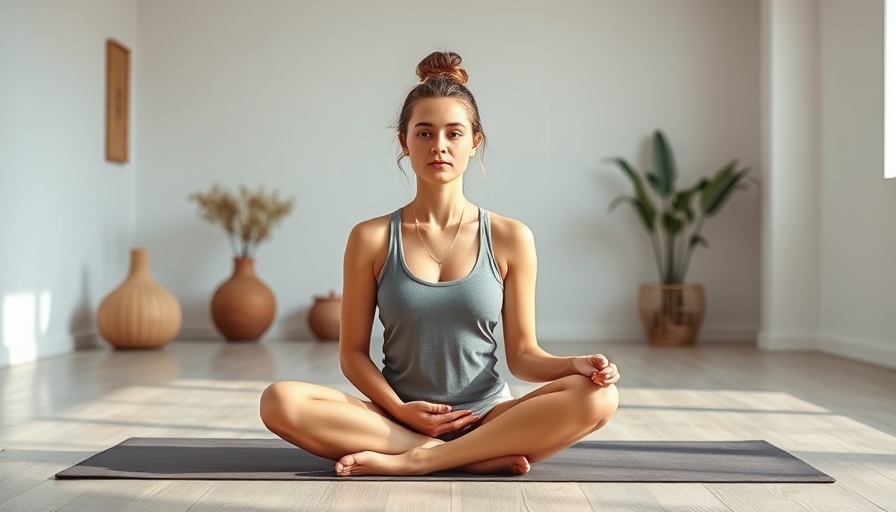 Woman practicing Ayurveda and Pilates for Autumn Wellness in serene studio.