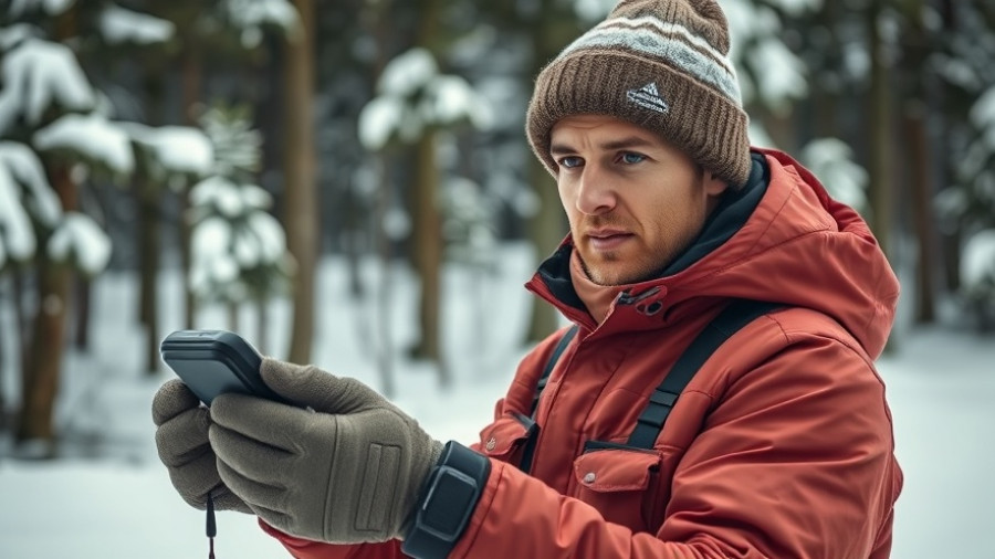 Garmin Striker 5cv Ice Fishing Bundle in use on snowy lake