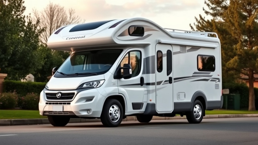 Lightweight modular campervan parked in a suburban area.