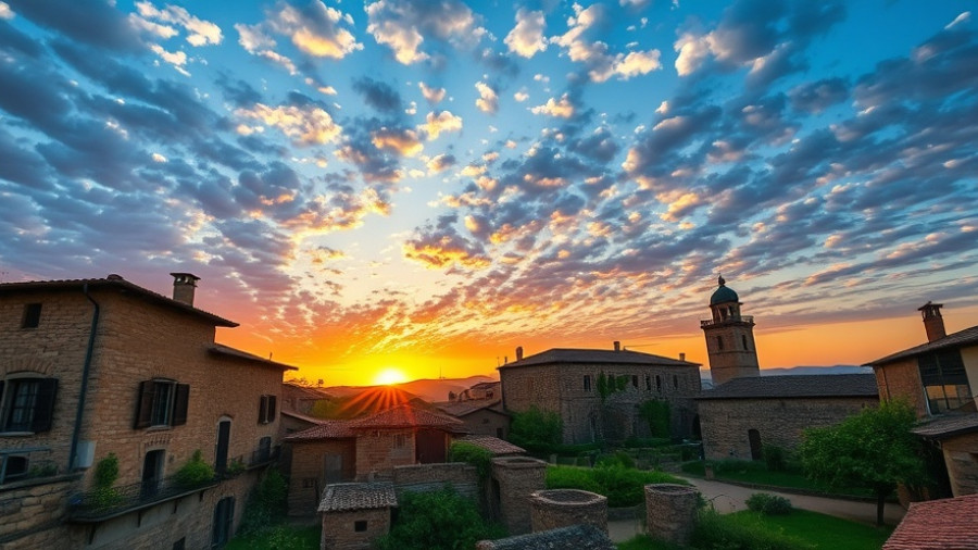 Scenic village landscape promoting Allianz Partner Specialist program.