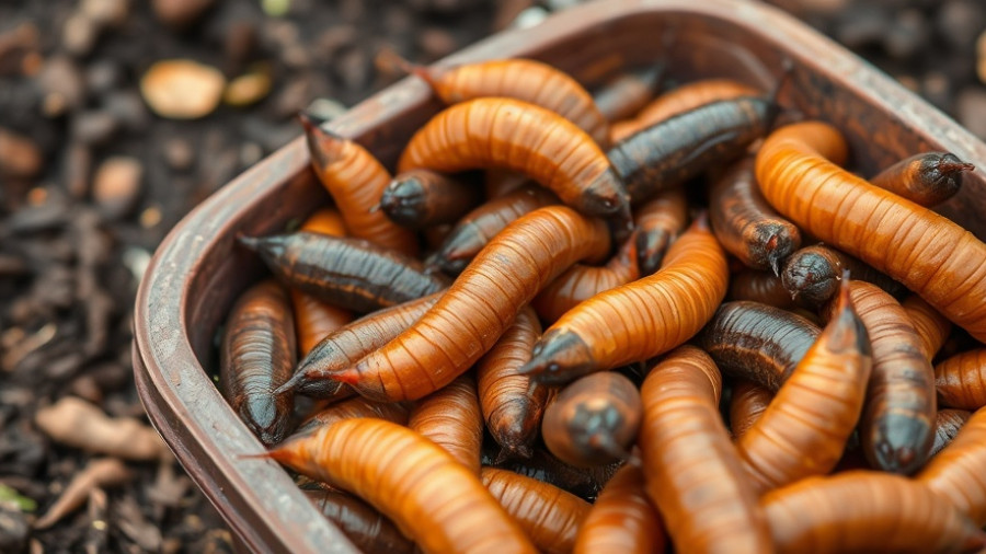 Container of slugs illustrating challenges of no-dig gardening.