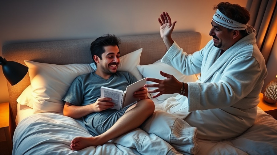 Playful scene of living your life with a Kindle costume and cozy room.