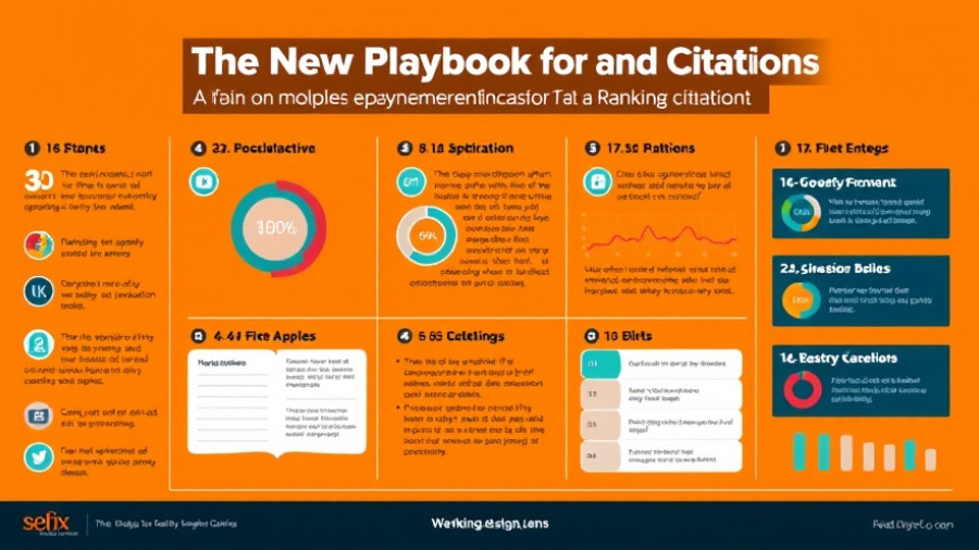 Infographic on content marketing strategies in bright orange.
