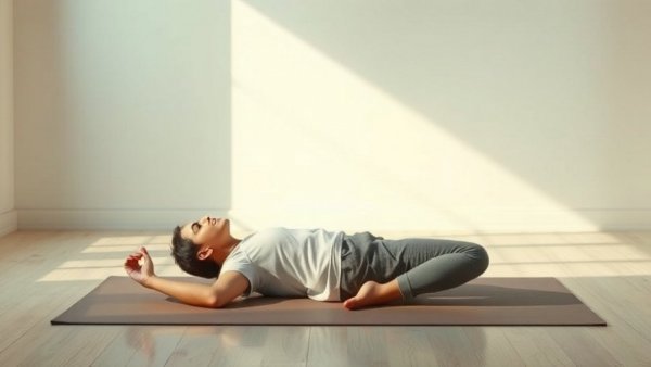 Person meditating on yoga mat in serene room, turn up the volume on wellness.