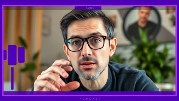 Person discussing security training in a podcast.