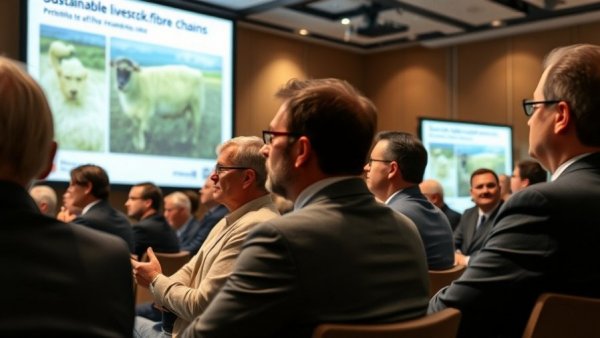 Panel discussion on sustainable livestock fibre value chains at a conference