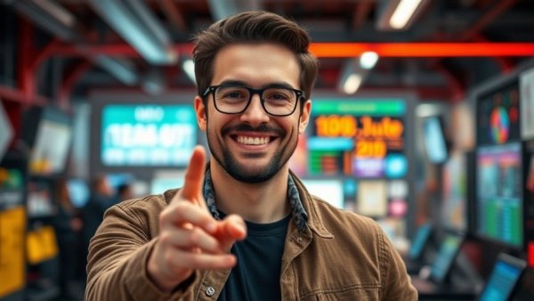 Man sharing Black Friday deals tips for entrepreneurs.