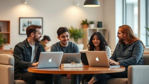 Young people in office discussing best years of health.