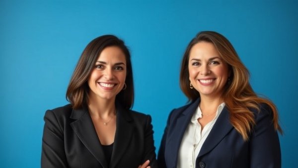 22q Deletion Syndrome Awareness with two smiling professionals.