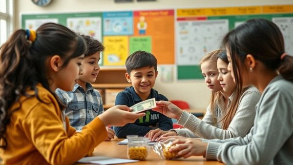 Green Market Challenge for Sustainable Entrepreneurship event in classroom.