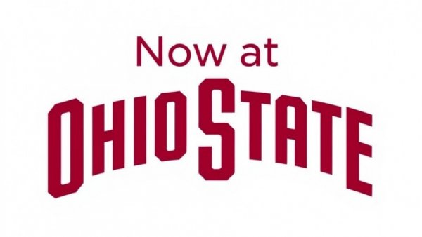 AI in Education text logo with maroon font on a white background.