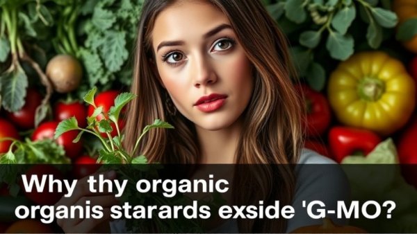 Why GMOs Are Excluded from Food: Young woman holding plant and vegetables.