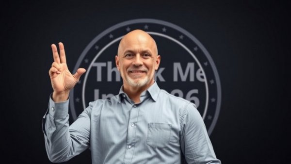 Man gesturing with text about future ChatGPT algorithm changes.