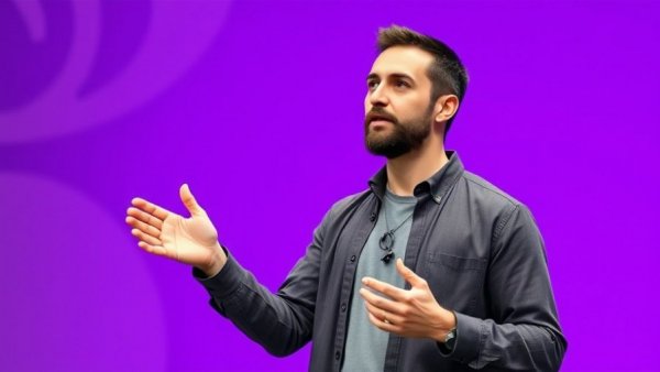 Tech event speaker discusses innovations in AI planner.