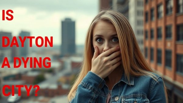 Dayton Ohio Living concerns with city backdrop.