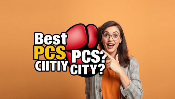 Dayton VS Cincinnati: Woman pointing at graphic with 'Best PCS City?'