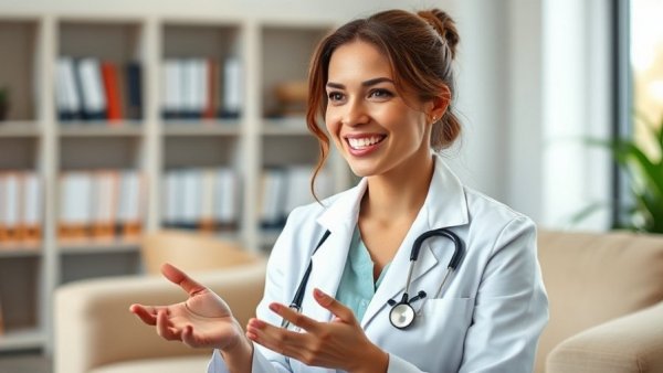 Professional woman explaining how to lower insulin and prevent cancer.