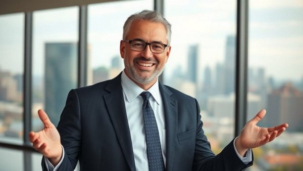 Confident businessman discussing the best AI planner that syncs with calendar.