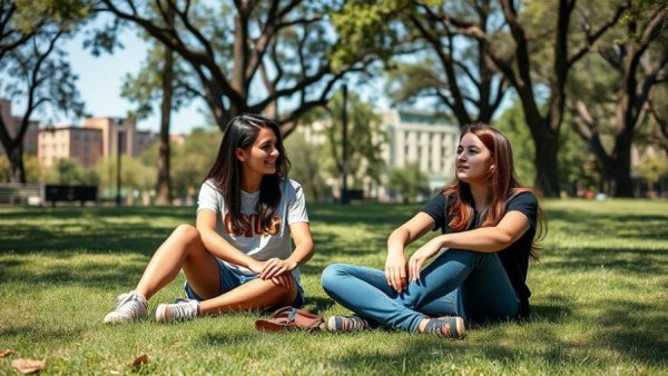 Two people relaxing on grass in a park, naturopathic clinic life