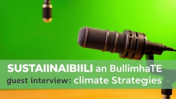 Podcast interview banner on bipartisan climate strategies.