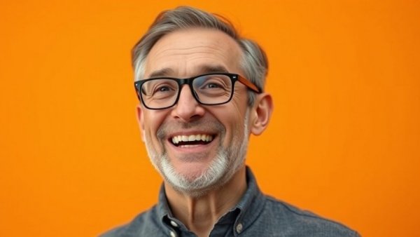 Warmly smiling man speaking on podcast, Disney OpenAI Partnership.