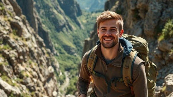 Backpacker in the mountains, best backpacking trips in the Southwest.