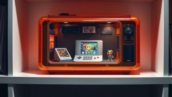 Funtastic Color Analogue gaming setup with retro console.