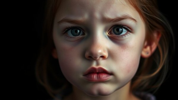 Power of silence in storytelling illustrated with a silent girl's image.