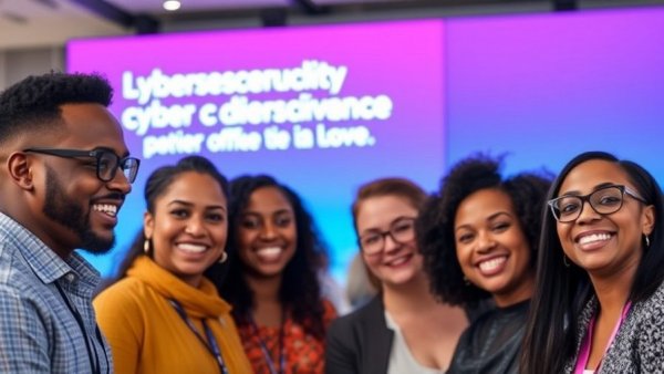 2025 Cybersecurity Trends discussion panel with four experts on purple background.