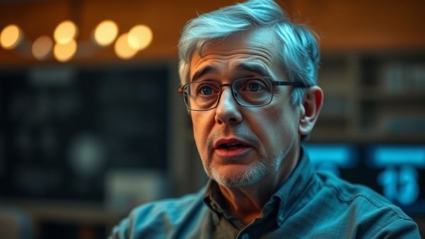 Concerned person discussing the AI skill gap in education video.