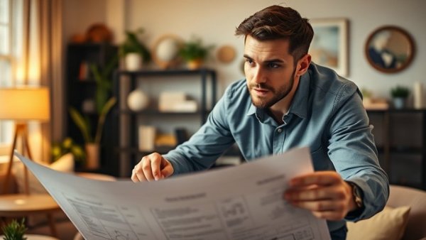 Young man explaining digital content strategy in a cozy office.