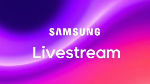 Samsung CES 2026 Innovations: Abstract Livestream design with vibrant colors.