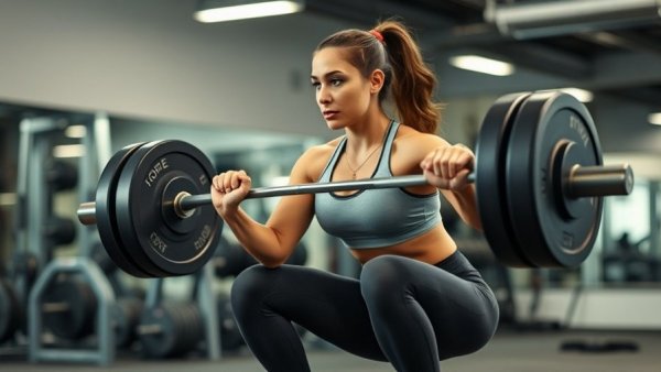 Proper squat technique for lifting heavy safely in gym.