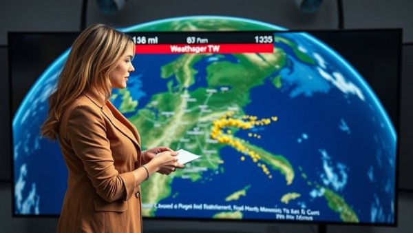 News Dayton weather update with meteorologist in studio.