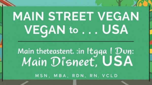 From Main Street Vegan to Main Street, USA: Vegan Eats at Walt Disney World, by Mary Clifford Brewer, MSN, MBA, RDN, RN, VLCE