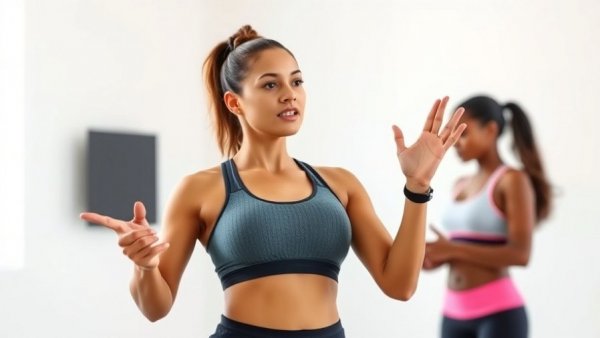 Confident woman discussing fitness, questioning if intermittent fasting is safe for women on their period.