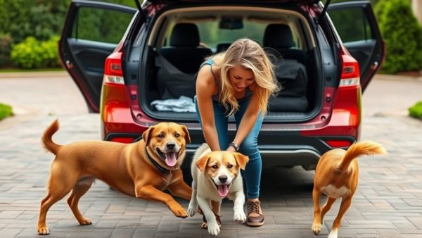 Handling pet behavior problems with energetic dogs by SUV