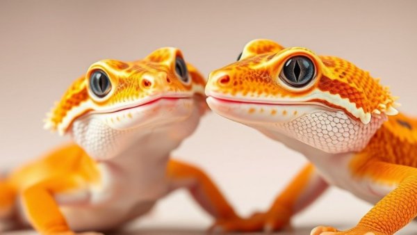 Distinctive African fat tail gecko morphs featuring unique patterns.