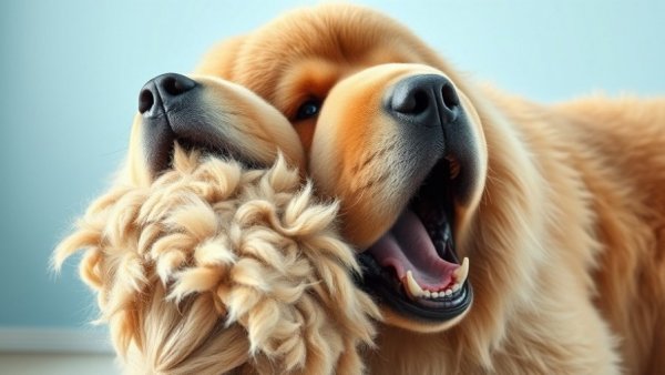 Caring for a Newfoundland dog involves managing shedding.