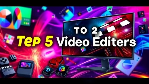 Best Free Video Editing Software 2026 promotional banner with tools and icons.