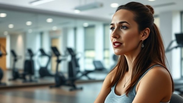 Taking Care Daily in a serene exercise room environment.