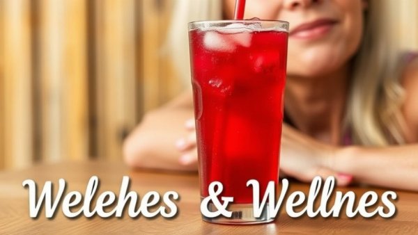 Relaxation tips for midlife wellness with iced drink and serene woman.