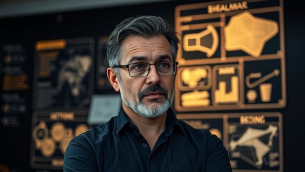 Choosing the Right AI Model: Man explaining AI concepts with diagrams