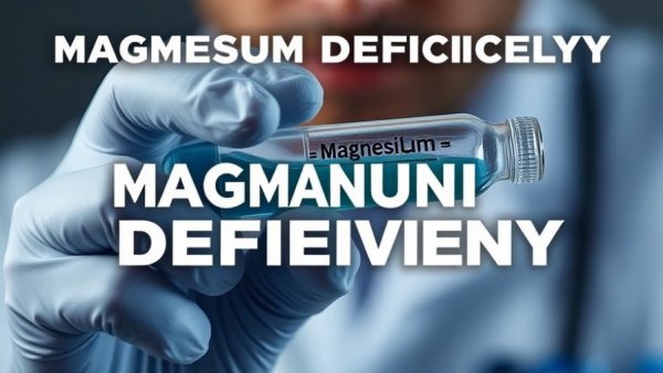 Graphic on magnesium deficiency in families, medical awareness.