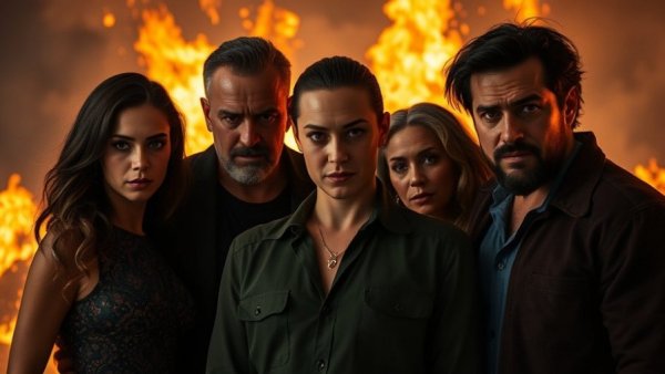 Top Netflix original series 2026 characters in vibrant scene.