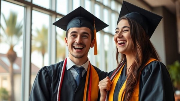 Graduates celebrating connections for health and success.