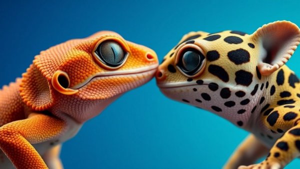 Gargoyle Gecko vs Leopard Gecko comparison highlighting differences.